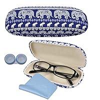 Algopix Similar Product 3 - Glasses Case Bohemia Elephant Print