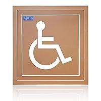 Algopix Similar Product 15 - APS 36 Handicap Stencil Parking Lot 