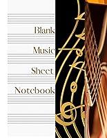 Algopix Similar Product 5 - Blank Music Sheet Notebook Blank Sheet