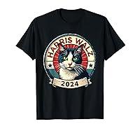 Algopix Similar Product 10 - Harris Walz 2024 Funny Cat Election