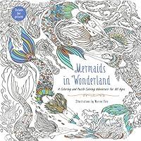 Algopix Similar Product 1 - Mermaids in Wonderland A Coloring and