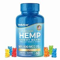 Algopix Similar Product 5 - WELLUTION Hemp Gummies  High Potency
