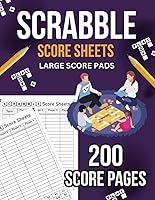 Algopix Similar Product 14 - Scrabble Score Sheets 200 Large Score