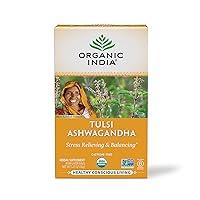 Algopix Similar Product 6 - ORGANIC INDIA Calming Tulsi Ashwagandha
