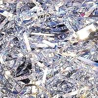 Algopix Similar Product 8 - Metallic Shred Silver 1lb Bag