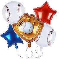 Algopix Similar Product 14 - Kwuz Baseball Balloons Birthday