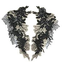 Algopix Similar Product 16 - 1Pair 42X23cm Delicate Wedding Sequins