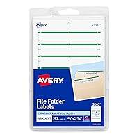 Algopix Similar Product 17 - Avery File Folder Labels on 4 x 6