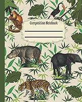 Algopix Similar Product 5 - Composition Notebook Vintage Jungle