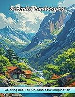 Algopix Similar Product 11 - Serenity Landscapes Coloring Book