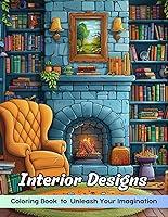 Algopix Similar Product 6 - Interior Designs Coloring Book