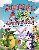 Algopix Similar Product 9 - Animal ABC Adventures A Coloring and