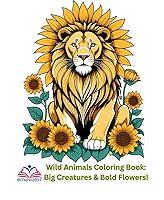 Algopix Similar Product 14 - Wild Animals Coloring Book Big