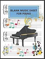 Algopix Similar Product 17 - Blank Music Sheet For Piano Blank