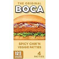 Algopix Similar Product 15 - BOCA Spicy Vegan Chikn Veggie Patties