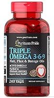 Algopix Similar Product 11 - Puritans Pride Triple Omega 369