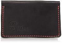 Algopix Similar Product 17 - Flagrant Beard Wallet Black Red Stitched
