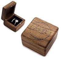 Algopix Similar Product 19 - MUUJEE We Do Double Ring Box  Engraved