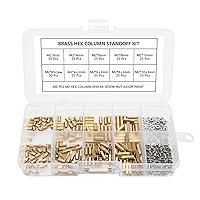 Algopix Similar Product 15 - 300pcs M2 Brass Standoff Kit Hex Column