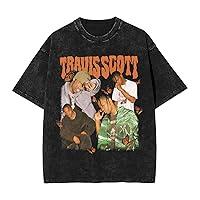 Algopix Similar Product 11 - T Shirt Travis Rapper Scott Mens