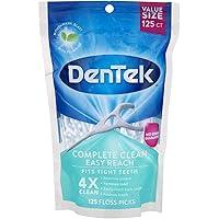 Algopix Similar Product 3 - Dentek Complete Clean Floss Picks Back