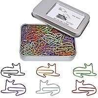 Algopix Similar Product 1 - HiQin Cat Paper Clips Small Office
