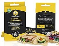 Algopix Similar Product 3 - Beeswax Food Wraps 4 Pack by Keeper