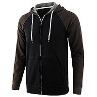 Algopix Similar Product 1 - AIRDYNAM Mens Zip Up Hoodies Athletic