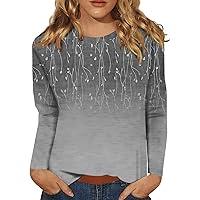 Algopix Similar Product 16 - LPIGOH Long Sleeve Shirts Women Crew