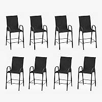 Algopix Similar Product 5 - UDPATIO Outdoor Bar Stools of 8 Patio