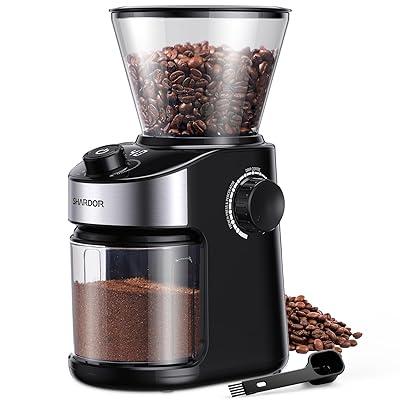 Electric Burr Coffee Grinder, Precise Grind Settings Burr Coffee Bean  Grinder
