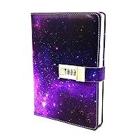 Algopix Similar Product 14 - Adorezyp Journal with Lock Galaxy for