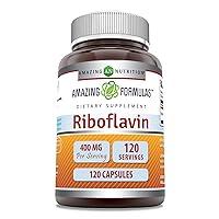 Algopix Similar Product 9 - Amazing Formulas Riboflavin 400mg 120