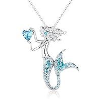 Algopix Similar Product 9 - luomart Fashion Mermaid Birthstone