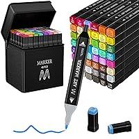 Algopix Similar Product 3 - Spriak Alcohol Markers 48 Colors Dual