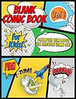 Algopix Similar Product 17 - Blank Comic Book Volume 1 For Kids 