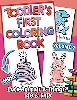 Algopix Similar Product 2 - Toddlers First Coloring Book Cute