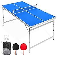 Algopix Similar Product 13 - GoSports 6 x 3 ft MidSize Table Tennis