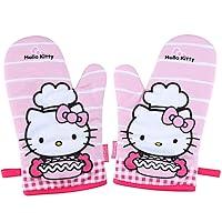 Algopix Similar Product 10 - CHEFMADE Hello Kitty Oven Mitts with