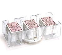 Algopix Similar Product 7 - Brybelly Rotating Card Deck Tray 