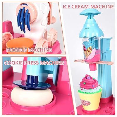 DIY Funny Cow Shape Noodle Machine Playdough Toy Kids Educational