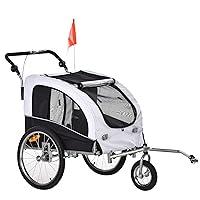 Algopix Similar Product 12 - Aosom Dog Bike Trailer 2in1 Pet
