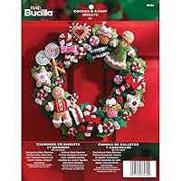 Algopix Similar Product 12 - Bucilla Felt Applique Wreath Kit