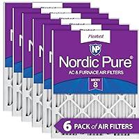 Algopix Similar Product 13 - Nordic Pure 16x25x1 MERV 8 Pleated AC