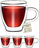 Algopix Similar Product 4 - Epar Glass Espresso Cups  Set of 4