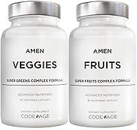 Algopix Similar Product 16 - Amen Fruits  Veggies Vitamins Bundle