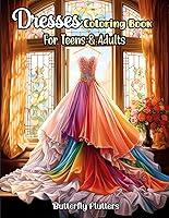 Algopix Similar Product 16 - Dresses Coloring Book for Teens and