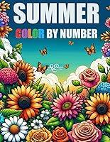 Algopix Similar Product 14 - Summer Color By Number Coloring Book