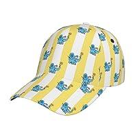 Algopix Similar Product 17 - Baseball Cap Elephant Stripes Hip Hop