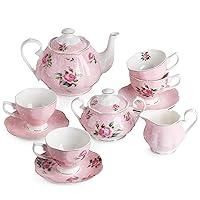 Algopix Similar Product 10 - BTaT Floral Tea Sets for Adults 13